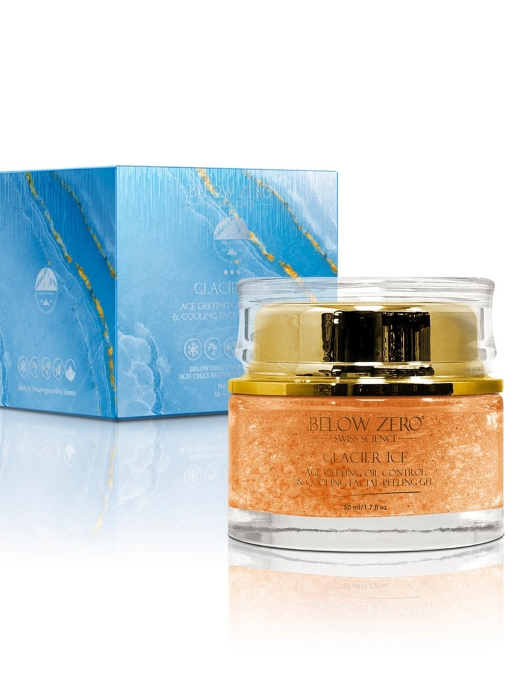 Below Zero Glacier Ice Age-Defying Facial Peeling Gel - Orange